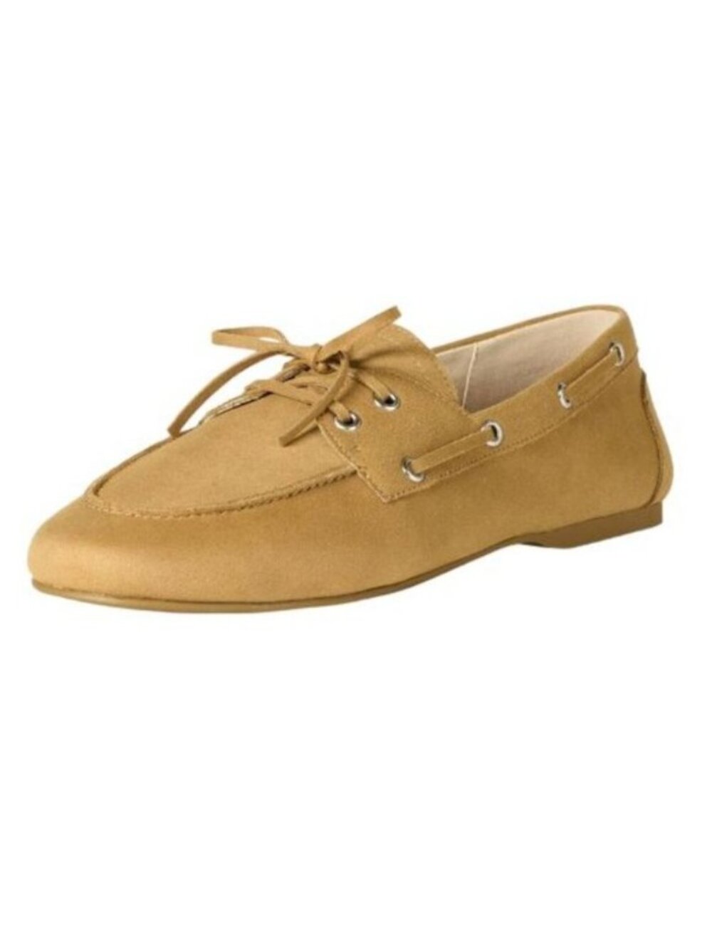 Women’s Monaco Boat Shoes | Size 11 | Cognac Vegan Leather Flats New in Box
